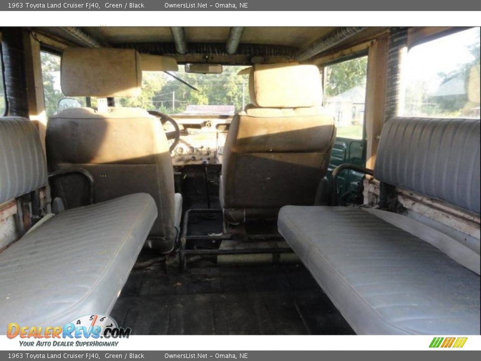 Rear Seat of 1963 Toyota Land Cruiser FJ40 Photo #8