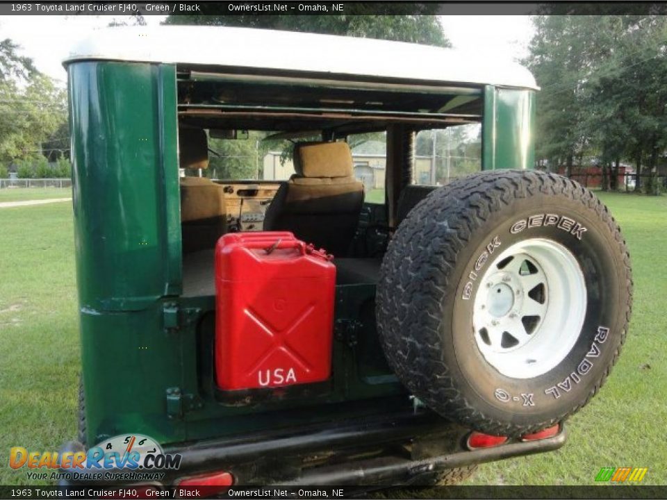 1963 Toyota Land Cruiser FJ40 Green / Black Photo #12