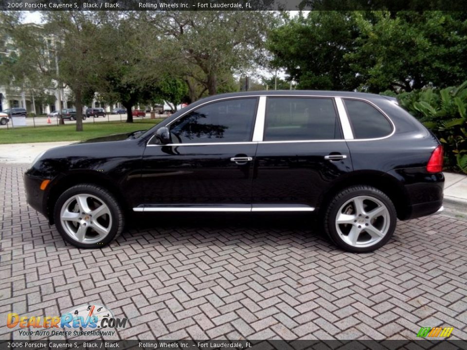 2006 Porsche Cayenne S Black / Black Photo #3