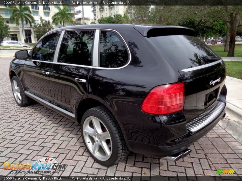 2006 Porsche Cayenne S Black / Black Photo #5
