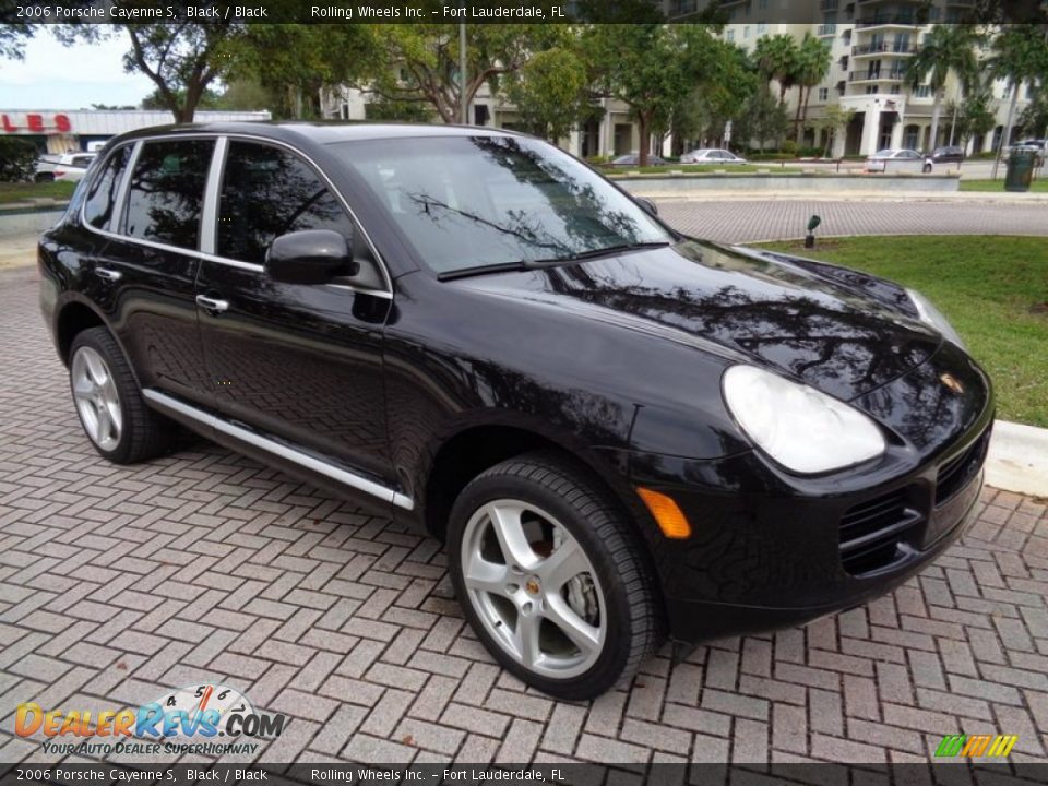 2006 Porsche Cayenne S Black / Black Photo #13