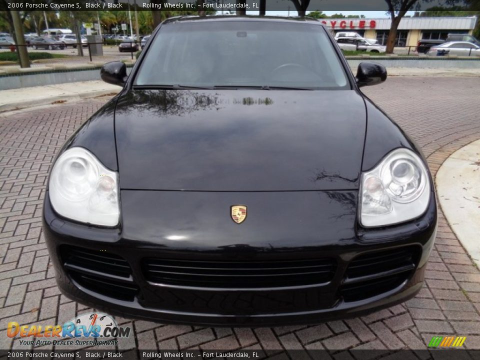 2006 Porsche Cayenne S Black / Black Photo #15