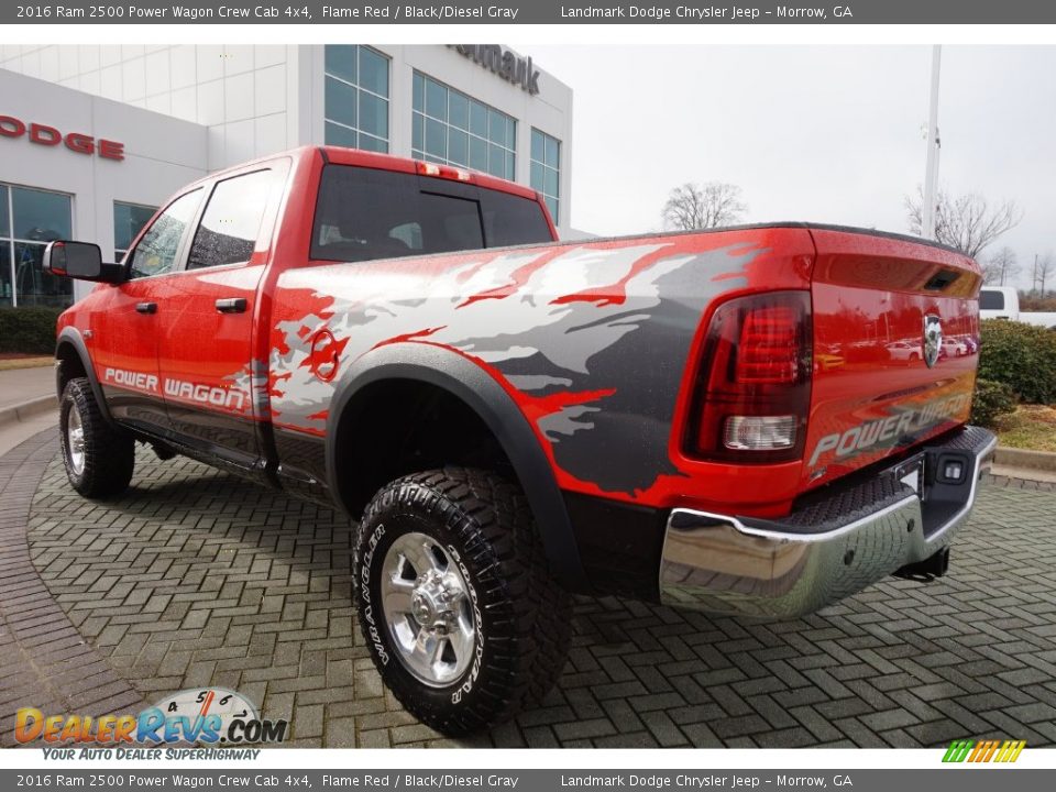 2016 Ram 2500 Power Wagon Crew Cab 4x4 Flame Red / Black/Diesel Gray Photo #2