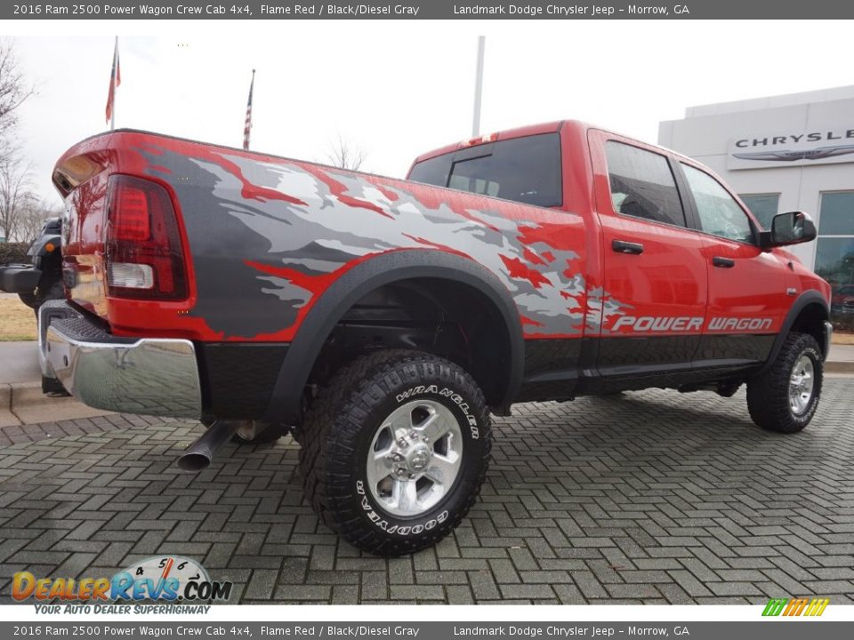 2016 Ram 2500 Power Wagon Crew Cab 4x4 Flame Red / Black/Diesel Gray Photo #3