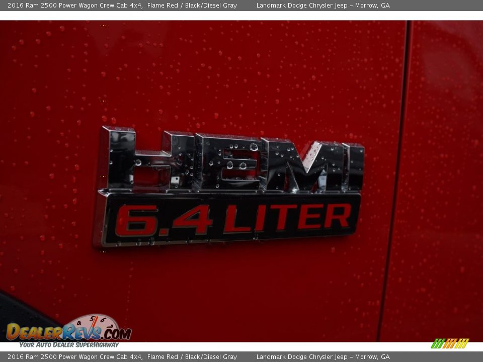 2016 Ram 2500 Power Wagon Crew Cab 4x4 Flame Red / Black/Diesel Gray Photo #6