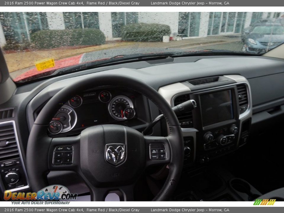 2016 Ram 2500 Power Wagon Crew Cab 4x4 Flame Red / Black/Diesel Gray Photo #8