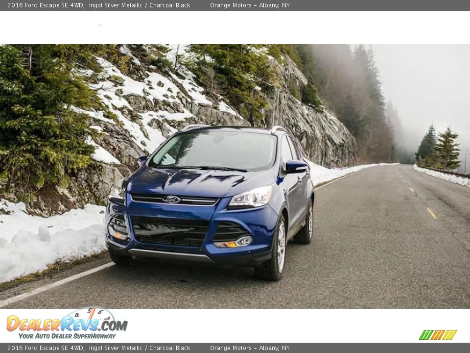 2016 Ford Escape SE 4WD Ingot Silver Metallic / Charcoal Black Photo #9