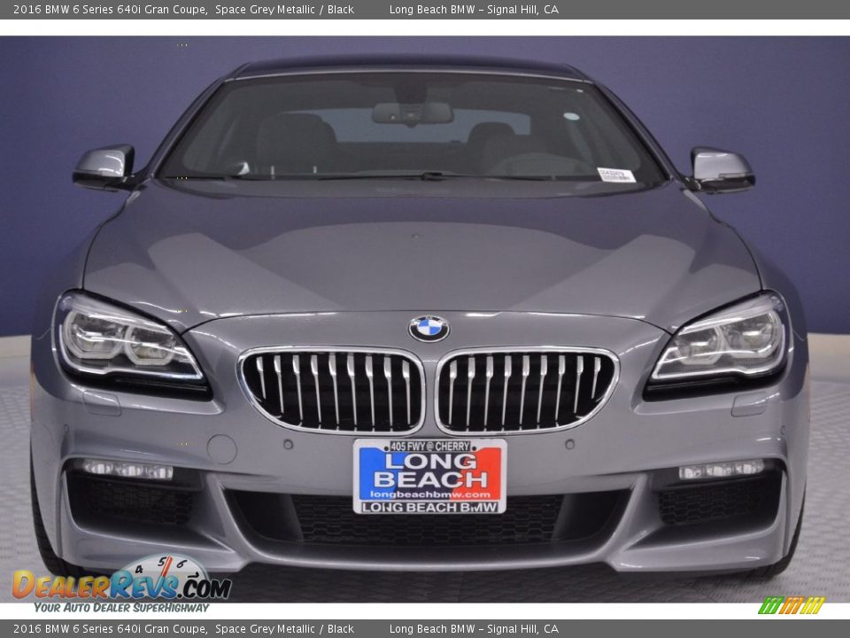 2016 BMW 6 Series 640i Gran Coupe Space Grey Metallic / Black Photo #2