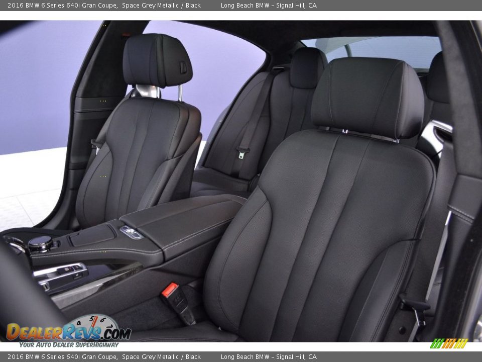 2016 BMW 6 Series 640i Gran Coupe Space Grey Metallic / Black Photo #8
