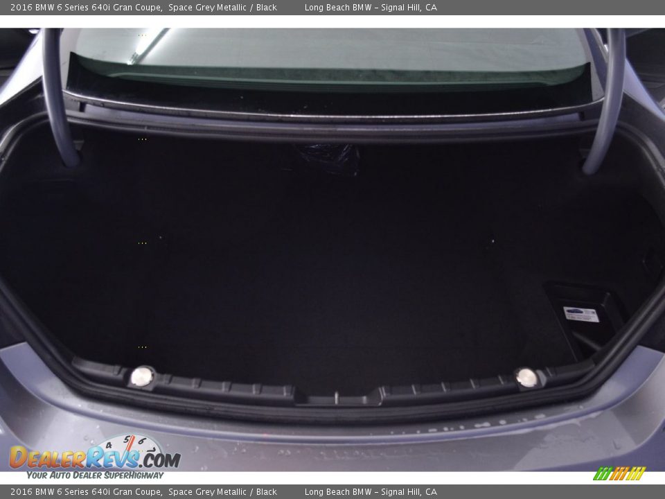 2016 BMW 6 Series 640i Gran Coupe Space Grey Metallic / Black Photo #10