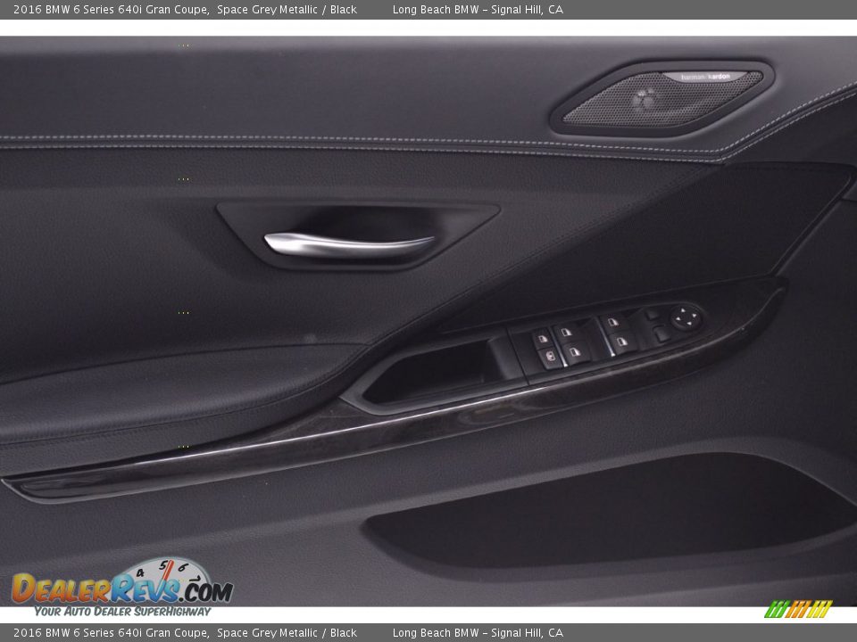 2016 BMW 6 Series 640i Gran Coupe Space Grey Metallic / Black Photo #11