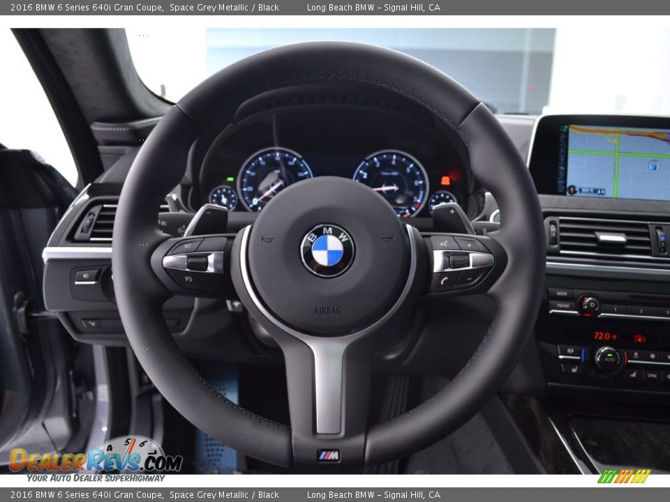 2016 BMW 6 Series 640i Gran Coupe Space Grey Metallic / Black Photo #15