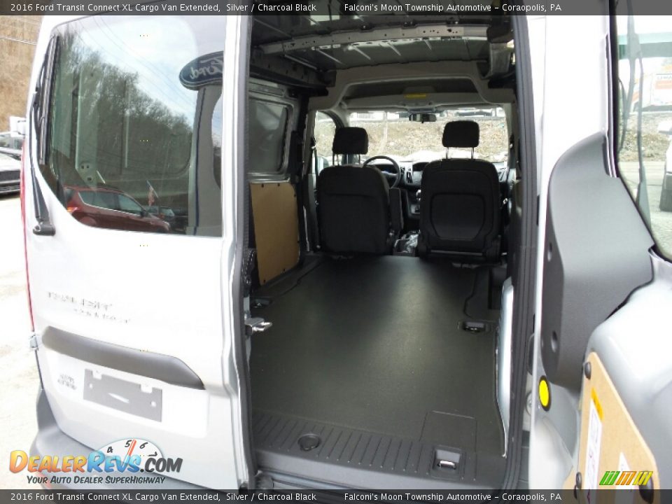 2016 Ford Transit Connect XL Cargo Van Extended Silver / Charcoal Black Photo #6