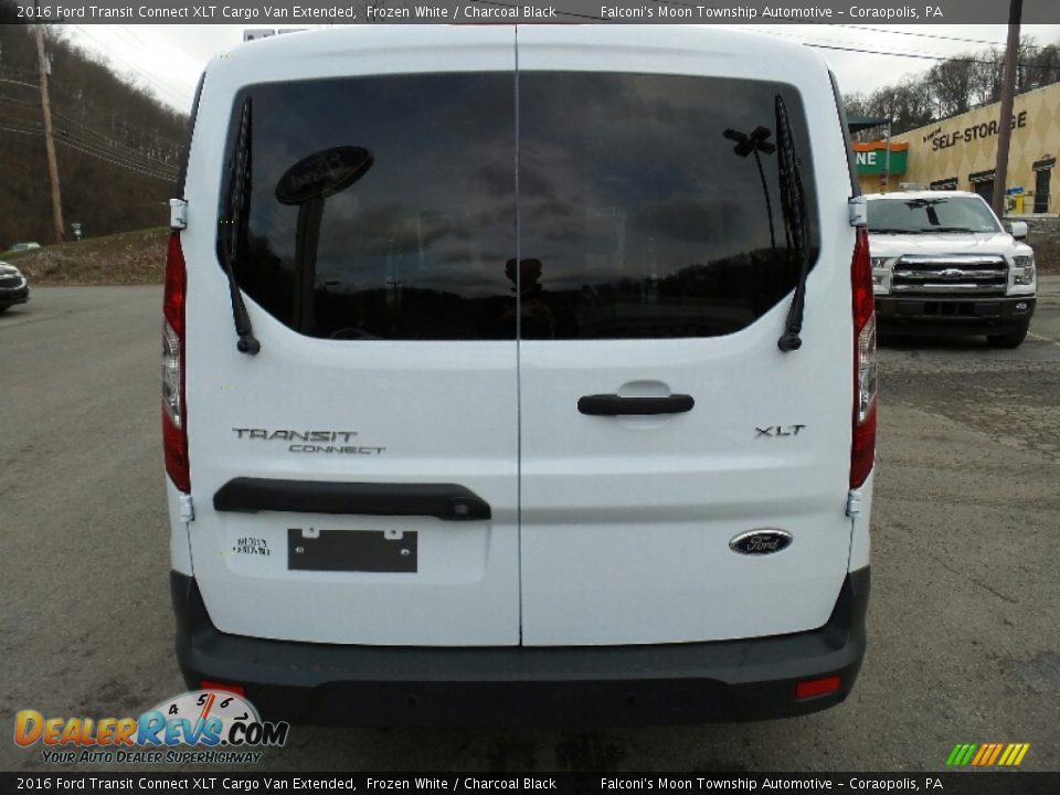 2016 Ford Transit Connect XLT Cargo Van Extended Frozen White / Charcoal Black Photo #5