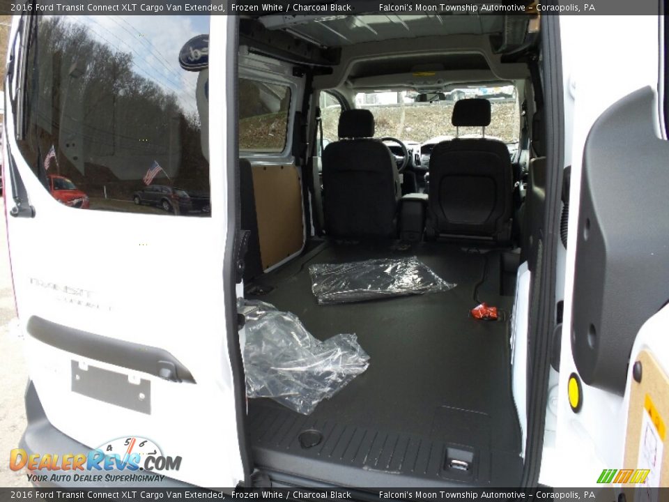 2016 Ford Transit Connect XLT Cargo Van Extended Frozen White / Charcoal Black Photo #6