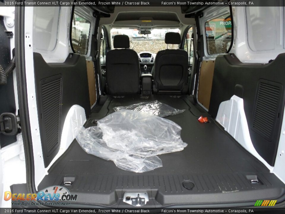 2016 Ford Transit Connect XLT Cargo Van Extended Frozen White / Charcoal Black Photo #7