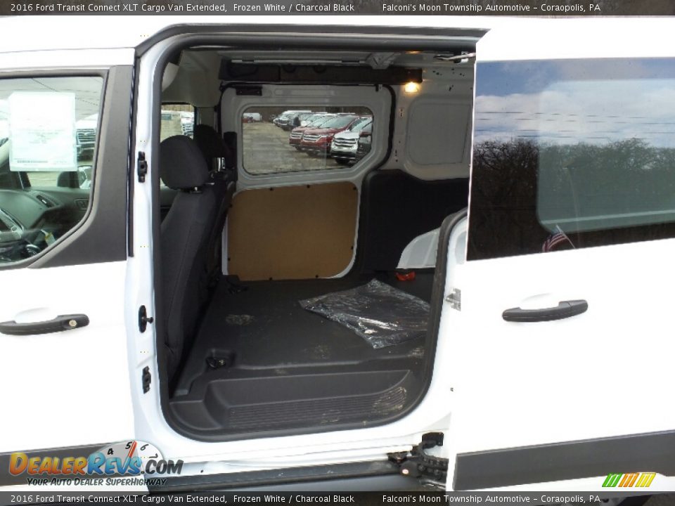 2016 Ford Transit Connect XLT Cargo Van Extended Frozen White / Charcoal Black Photo #8