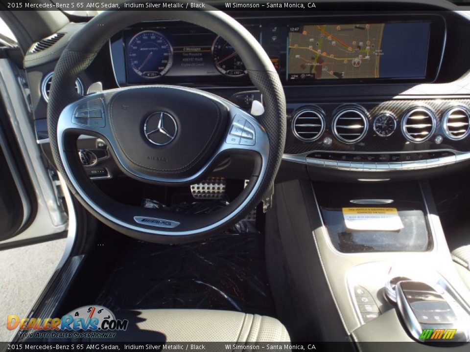 2015 Mercedes-Benz S 65 AMG Sedan Iridium Silver Metallic / Black Photo #10