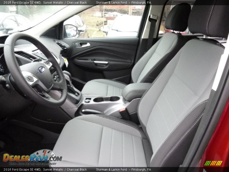 2016 Ford Escape SE 4WD Sunset Metallic / Charcoal Black Photo #7
