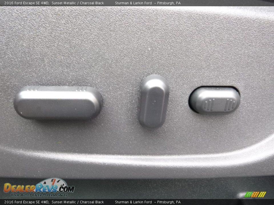 2016 Ford Escape SE 4WD Sunset Metallic / Charcoal Black Photo #12