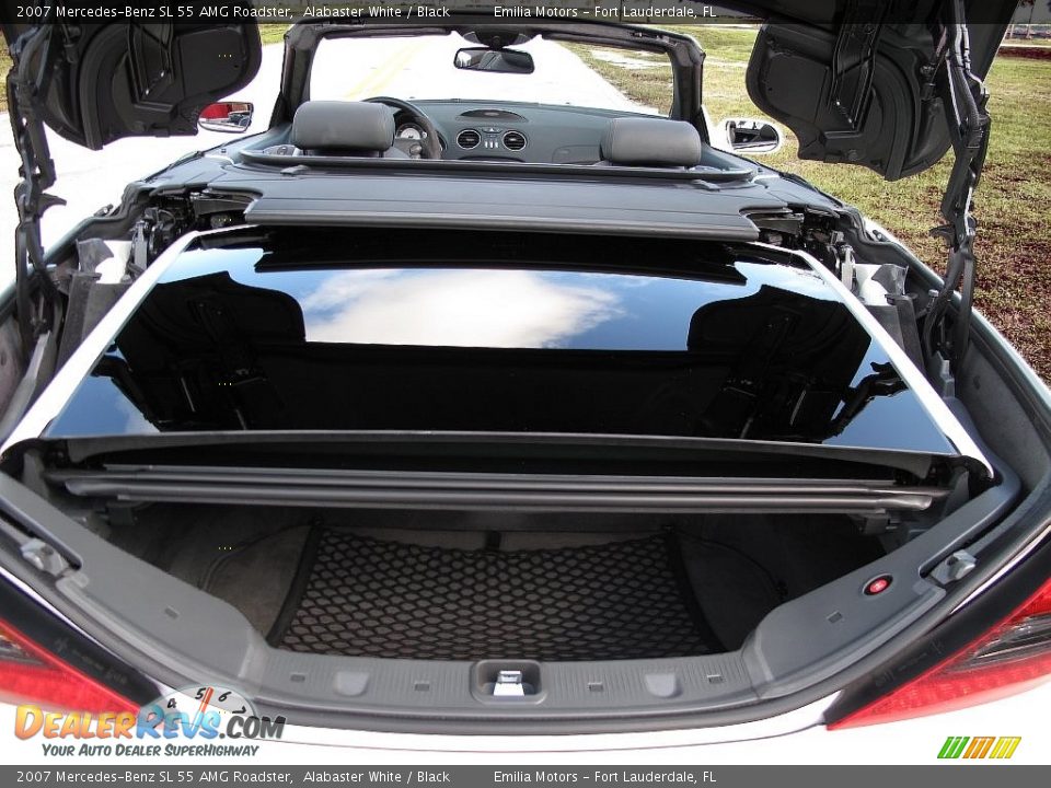 2007 Mercedes-Benz SL 55 AMG Roadster Alabaster White / Black Photo #44