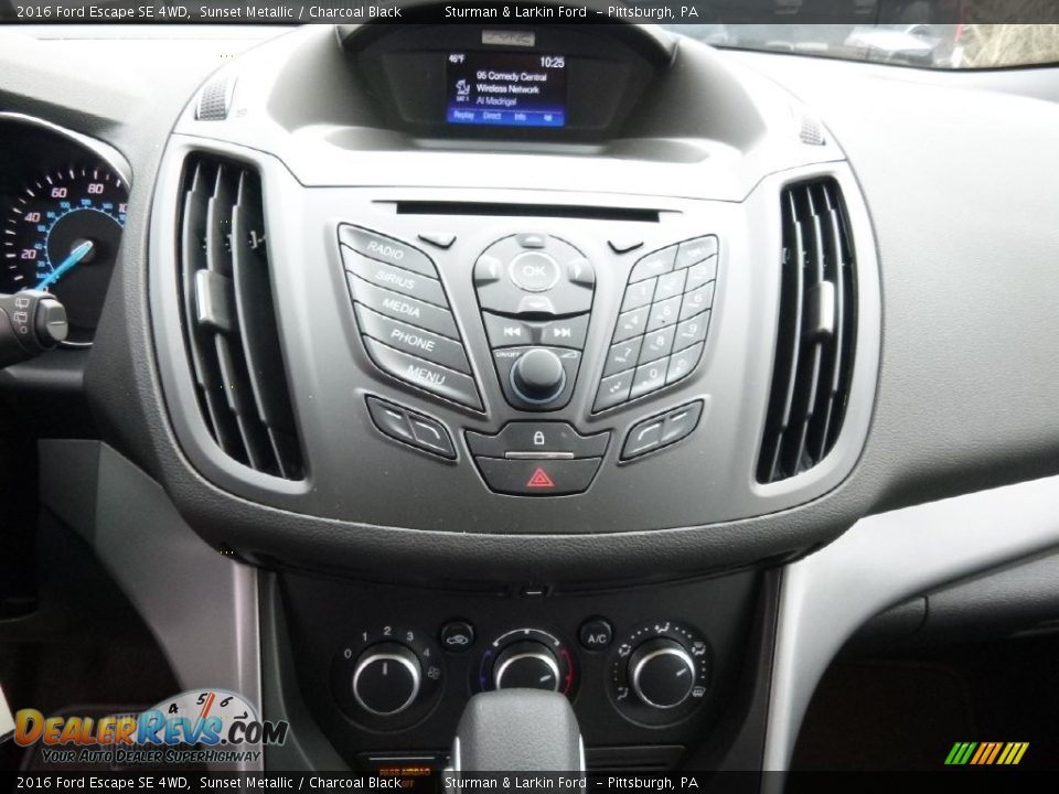 2016 Ford Escape SE 4WD Sunset Metallic / Charcoal Black Photo #15