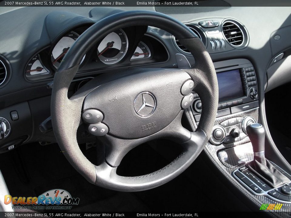 2007 Mercedes-Benz SL 55 AMG Roadster Steering Wheel Photo #51