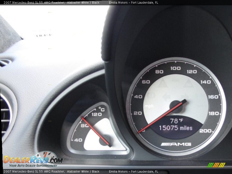 2007 Mercedes-Benz SL 55 AMG Roadster Gauges Photo #60