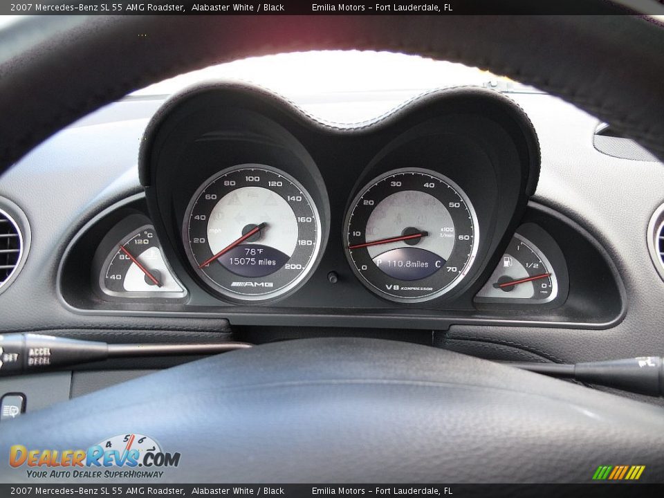2007 Mercedes-Benz SL 55 AMG Roadster Gauges Photo #62