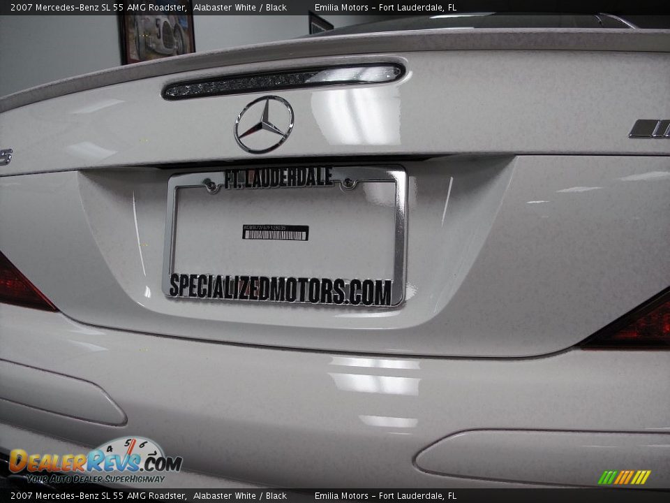 2007 Mercedes-Benz SL 55 AMG Roadster Alabaster White / Black Photo #69