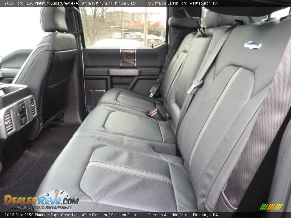 2016 Ford F150 Platinum SuperCrew 4x4 White Platinum / Platinum Black Photo #7
