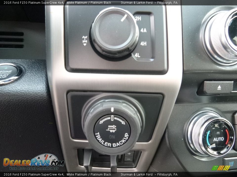 2016 Ford F150 Platinum SuperCrew 4x4 White Platinum / Platinum Black Photo #13