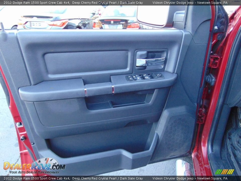 2012 Dodge Ram 1500 Sport Crew Cab 4x4 Deep Cherry Red Crystal Pearl / Dark Slate Gray Photo #13