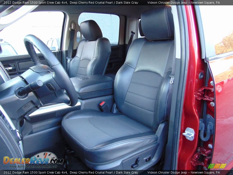 2012 Dodge Ram 1500 Sport Crew Cab 4x4 Deep Cherry Red Crystal Pearl / Dark Slate Gray Photo #15