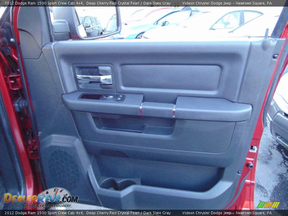 2012 Dodge Ram 1500 Sport Crew Cab 4x4 Deep Cherry Red Crystal Pearl / Dark Slate Gray Photo #17