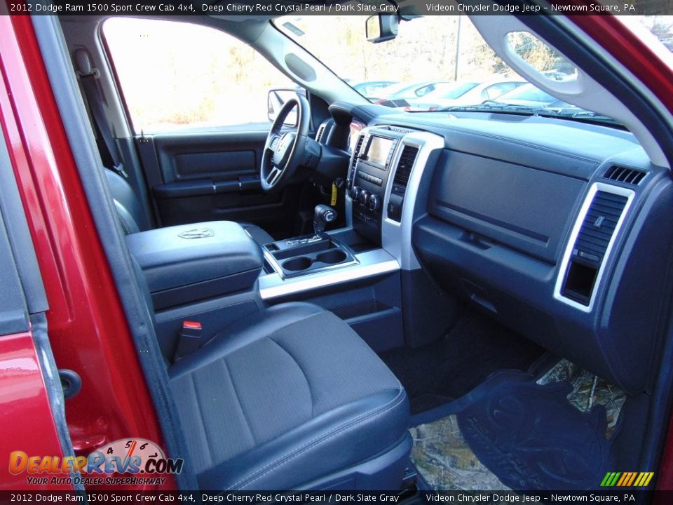 2012 Dodge Ram 1500 Sport Crew Cab 4x4 Deep Cherry Red Crystal Pearl / Dark Slate Gray Photo #18