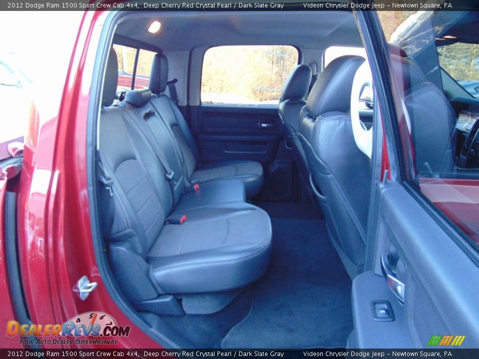 2012 Dodge Ram 1500 Sport Crew Cab 4x4 Deep Cherry Red Crystal Pearl / Dark Slate Gray Photo #21