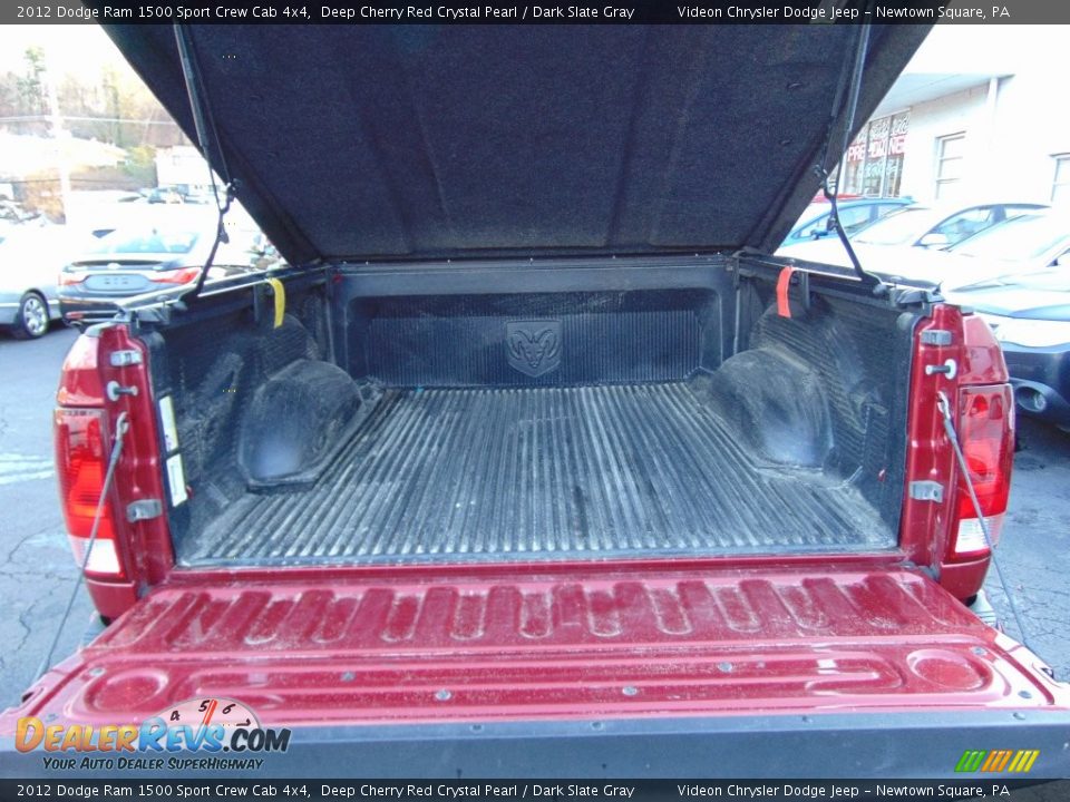 2012 Dodge Ram 1500 Sport Crew Cab 4x4 Deep Cherry Red Crystal Pearl / Dark Slate Gray Photo #22