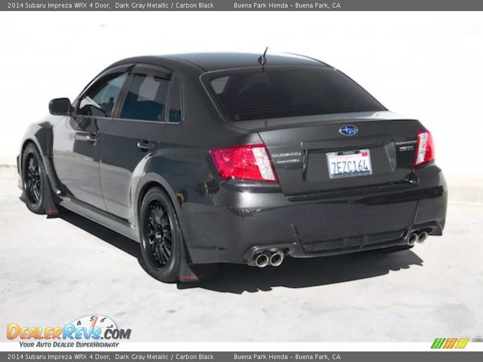 2014 Subaru Impreza WRX 4 Door Dark Gray Metallic / Carbon Black Photo #2