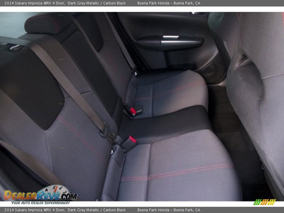 2014 Subaru Impreza WRX 4 Door Dark Gray Metallic / Carbon Black Photo #14