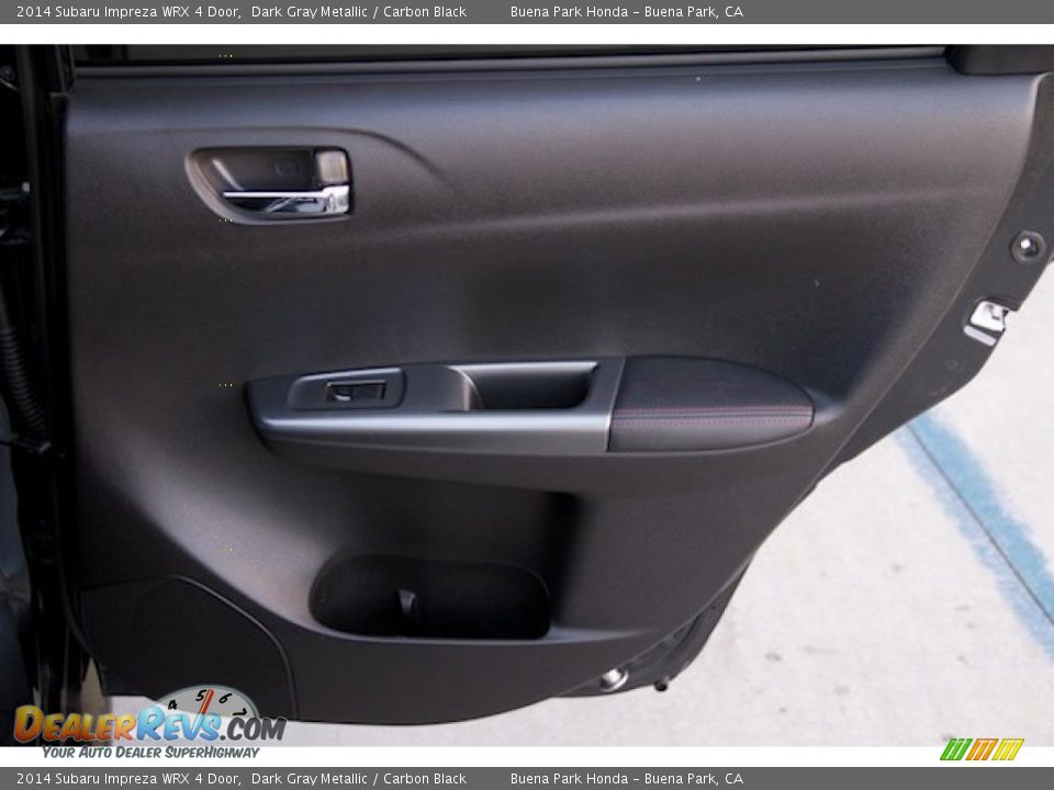 2014 Subaru Impreza WRX 4 Door Dark Gray Metallic / Carbon Black Photo #21