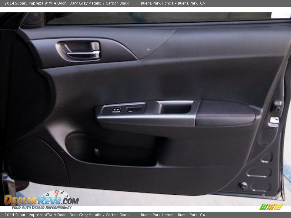 2014 Subaru Impreza WRX 4 Door Dark Gray Metallic / Carbon Black Photo #22
