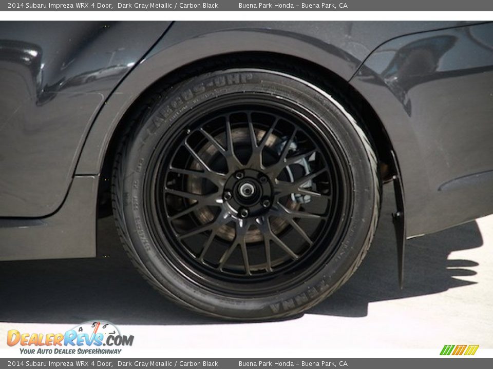 2014 Subaru Impreza WRX 4 Door Dark Gray Metallic / Carbon Black Photo #24