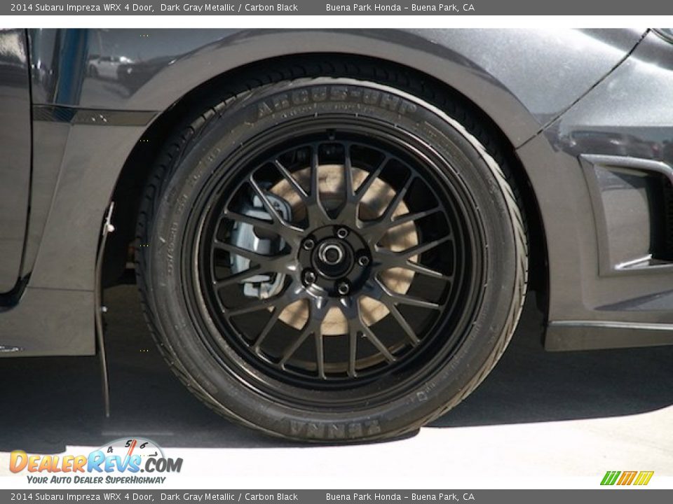 2014 Subaru Impreza WRX 4 Door Dark Gray Metallic / Carbon Black Photo #26