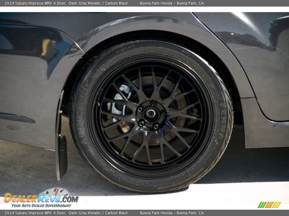 2014 Subaru Impreza WRX 4 Door Dark Gray Metallic / Carbon Black Photo #27