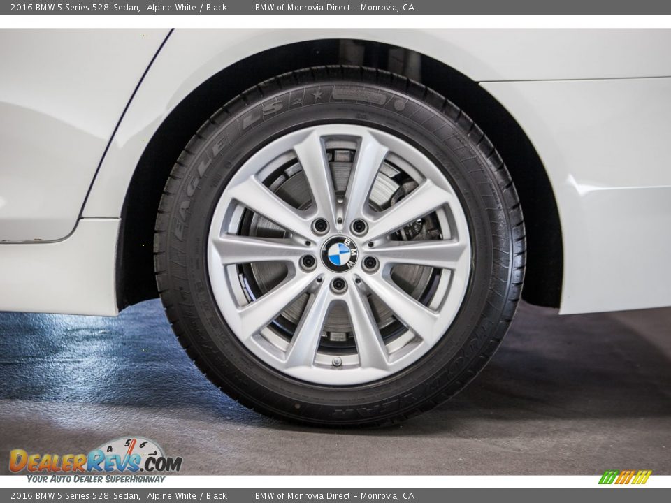 2016 BMW 5 Series 528i Sedan Alpine White / Black Photo #8