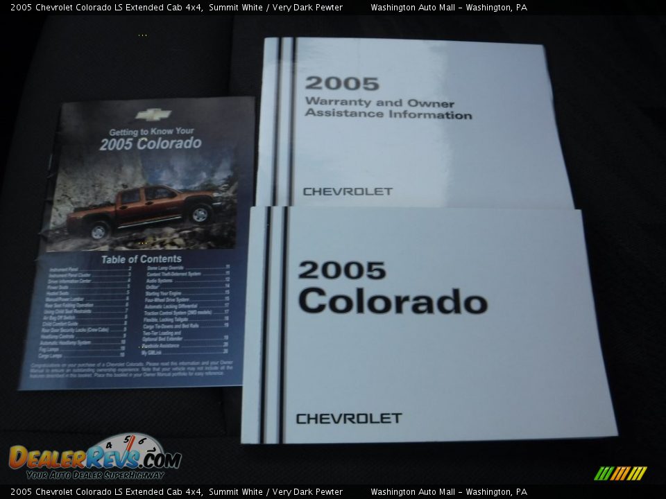 2005 Chevrolet Colorado LS Extended Cab 4x4 Summit White / Very Dark Pewter Photo #18