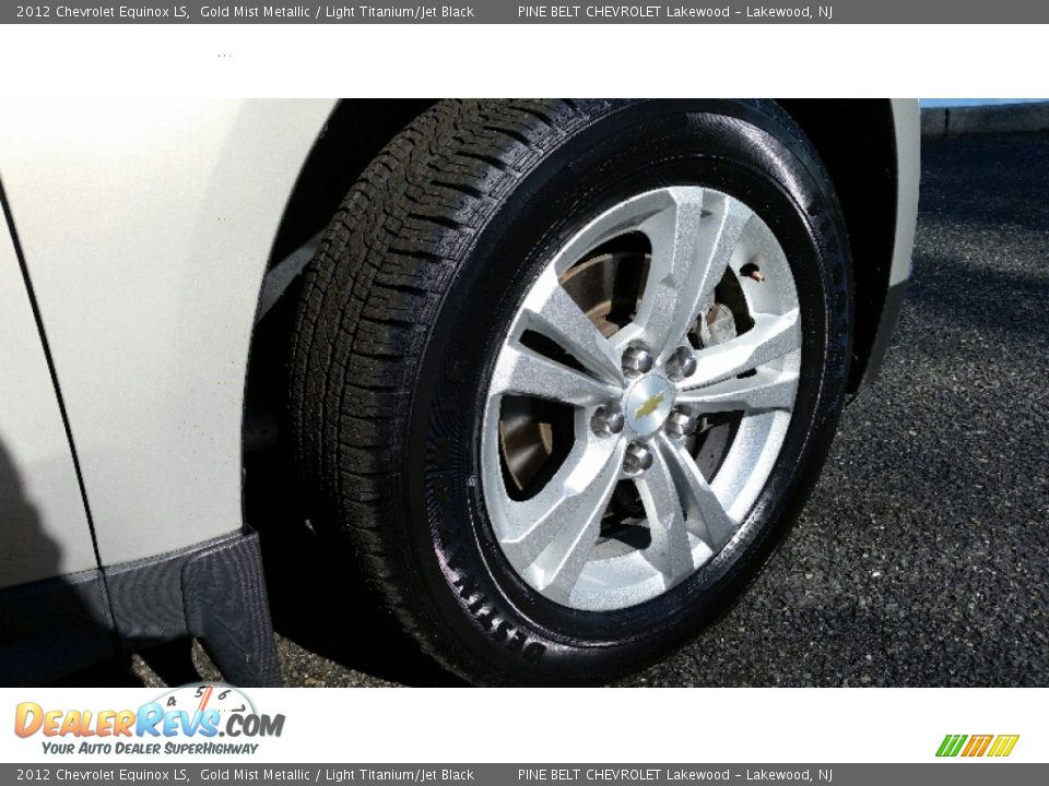 2012 Chevrolet Equinox LS Gold Mist Metallic / Light Titanium/Jet Black Photo #4