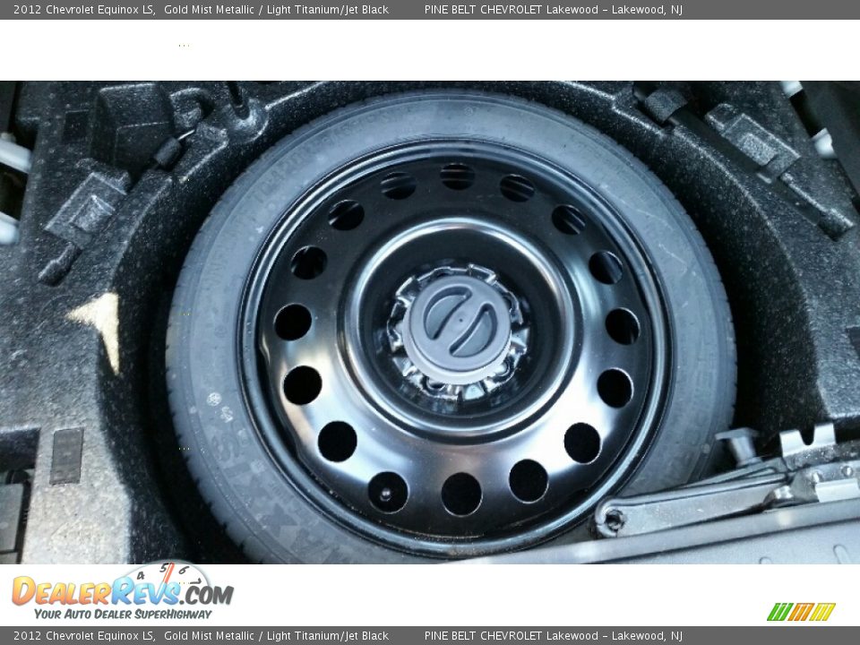 2012 Chevrolet Equinox LS Gold Mist Metallic / Light Titanium/Jet Black Photo #10
