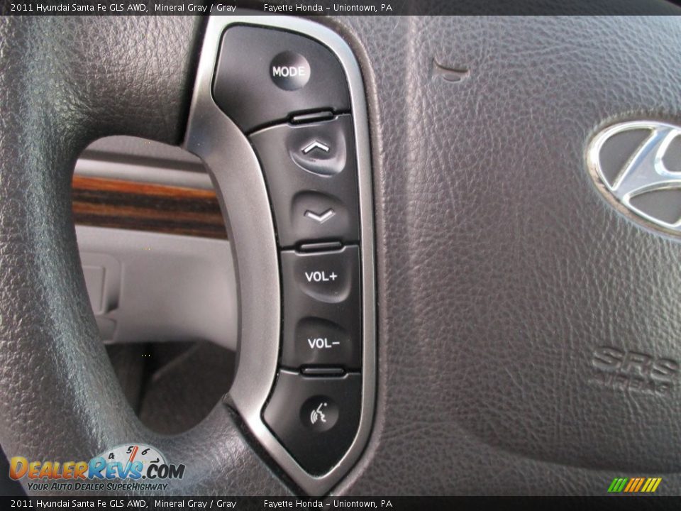 2011 Hyundai Santa Fe GLS AWD Mineral Gray / Gray Photo #15